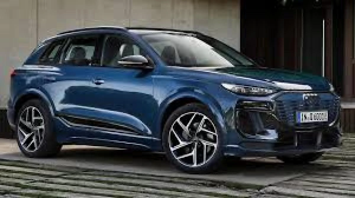 Audi_Q6_etron_bleu