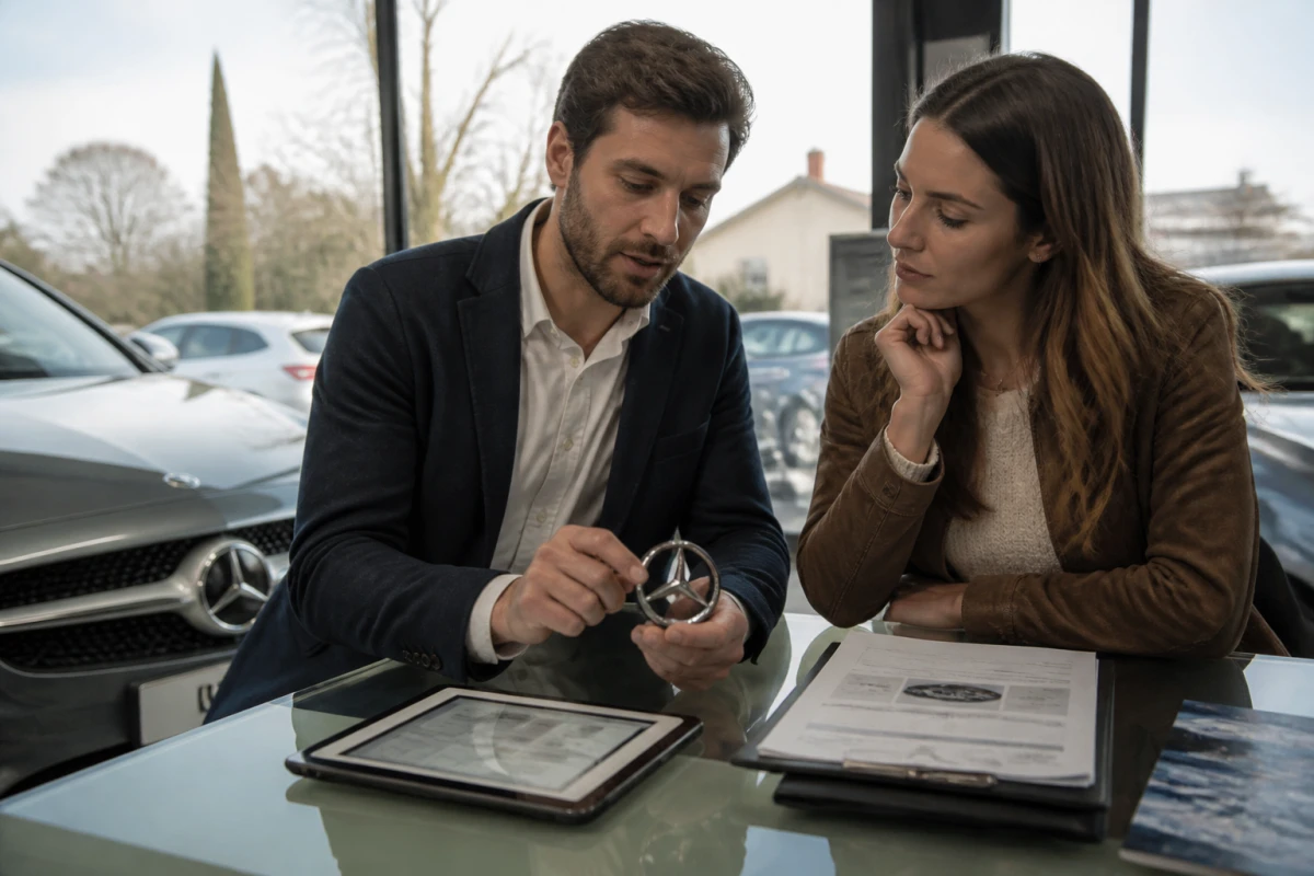Contrôler le VIN et l’historique d’une Mercedes allemande avant import