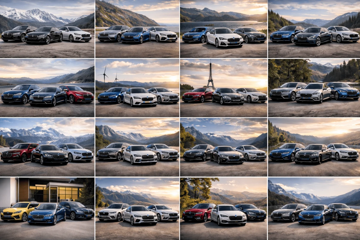 Gamme Audi BMW Mercedes en Allemagne (2)