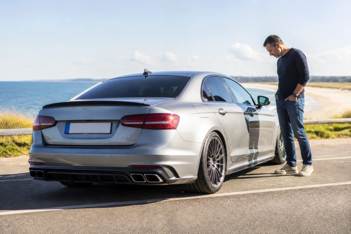 Voiture allemande modifiée homologation France